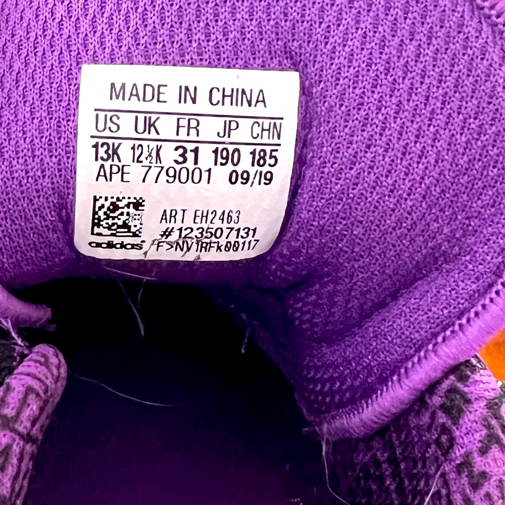Adidas purple star wars shoes